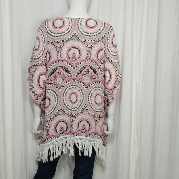 Forever21 Boho Aztec Printed Beach Cover Up - Picture 5 of 10